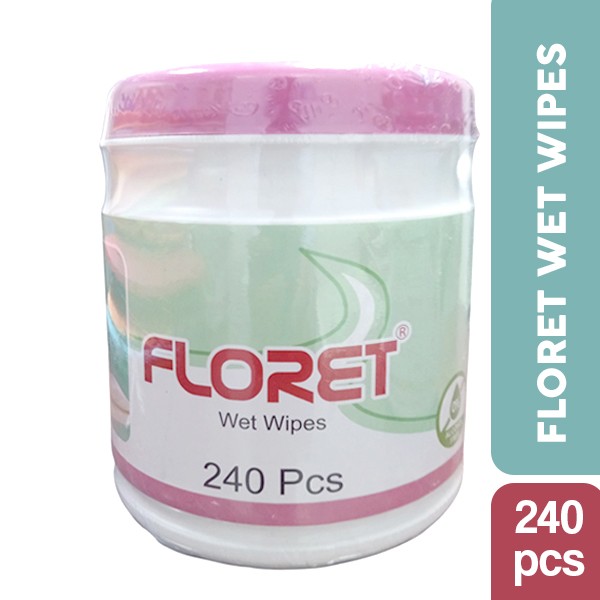 FLORET Wet Wipes 240 Pcs