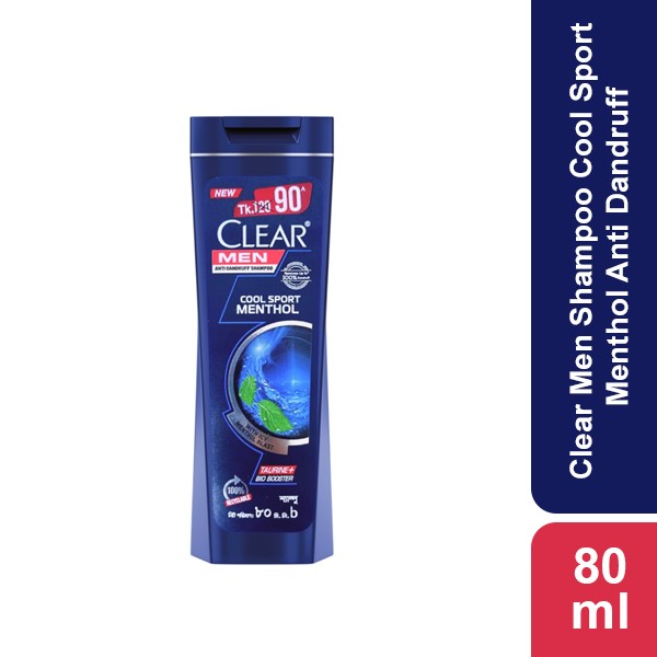 Clear Men Shampoo Cool Sport Menthol Anti Dandruff 80ml
