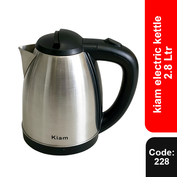Kiam electric kettle 2.8(Code:228)