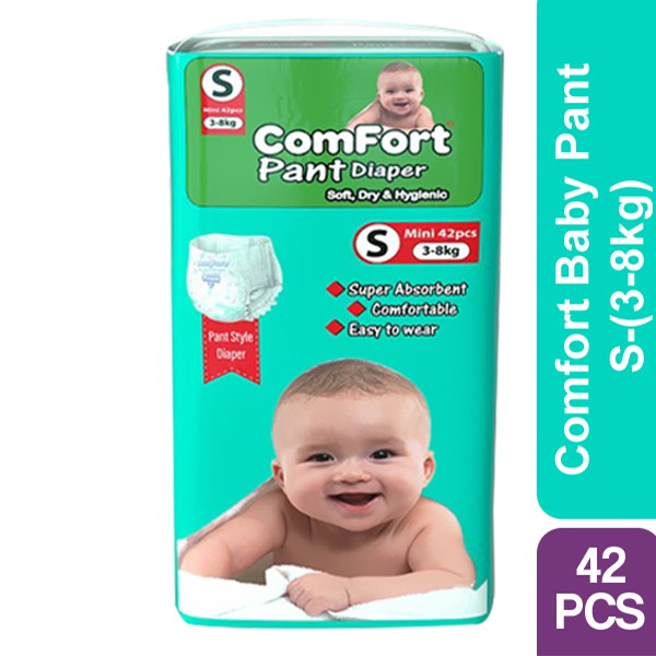 Comfort Baby Pant  S (3-8kg) 42 pcs