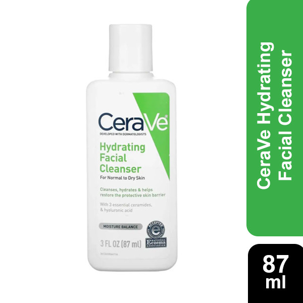 Cerave Hydrating Facial Cleanser for Normal to Dry Skin 87ml