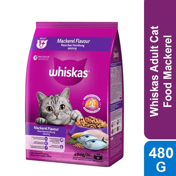Whiskas Adult Cat Food Ocean Fish - 480G