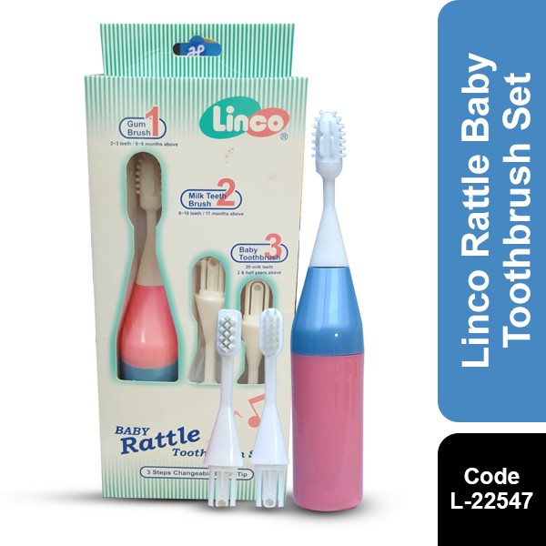 Linco Rattle Baby Toothbrush Set L-22547