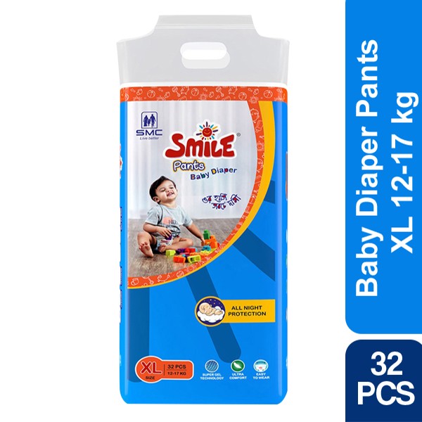 SMC Smile Baby Diaper Pants XL 12-17 kg 32 Pcs