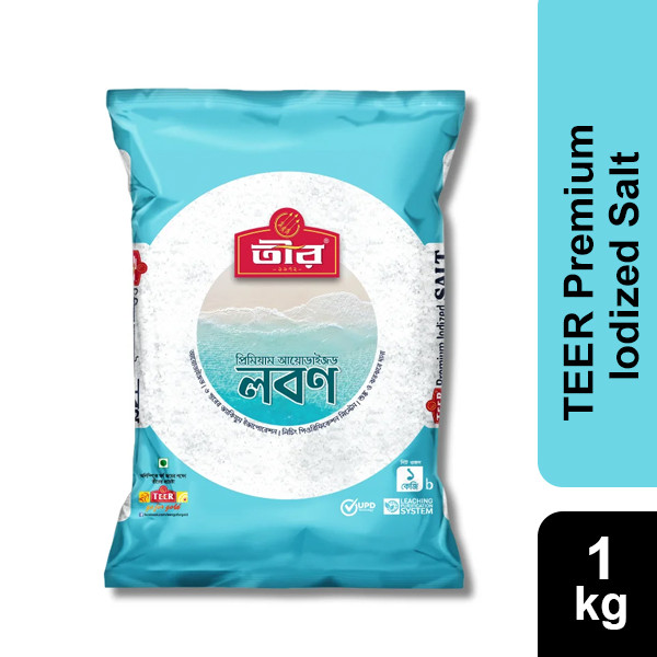 Teer Premium Iodized Salt 1kg