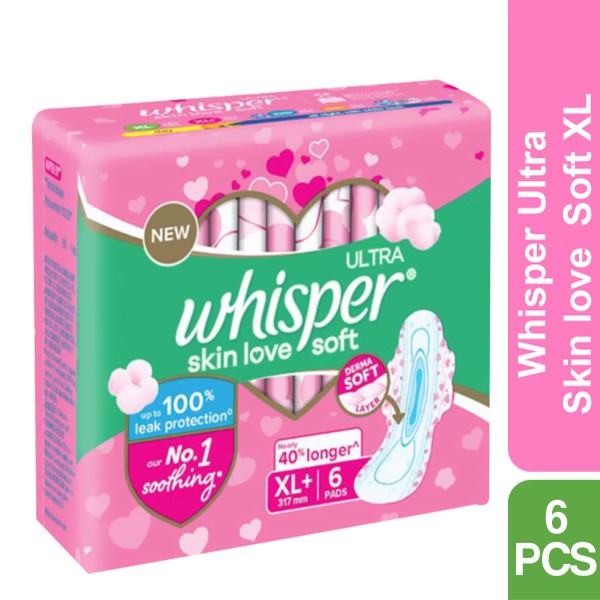 Whisper Ultra Softs XL+ 6s