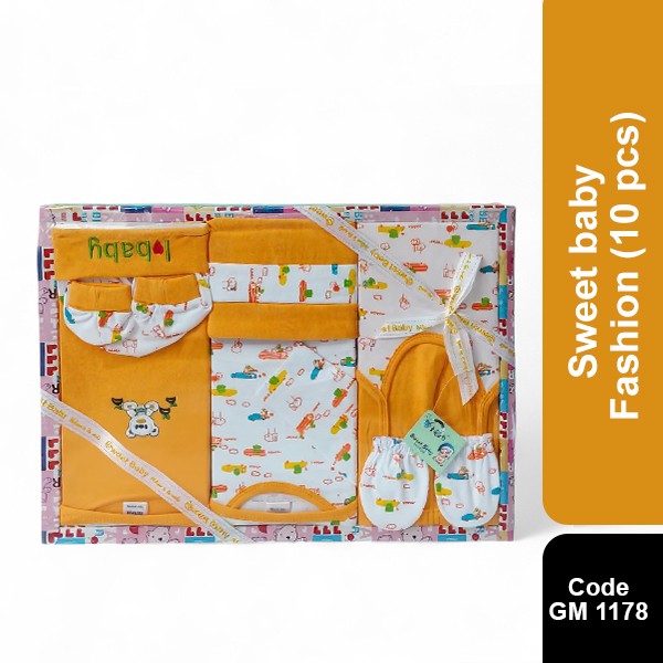 Sweet Baby Fashion Clothing Gift Set 10 Pcs GM 1178