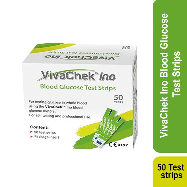 VivaChek Ino Blood Glucose Test Strips (50 Test strips)