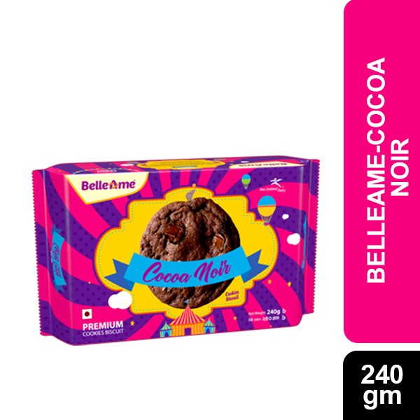 BelleAme Biscuits Cocoa Noir Cookies 240g