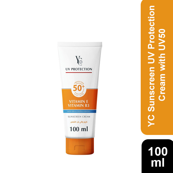 YC Sunscreen UV Protection Cream with UV50 100ml