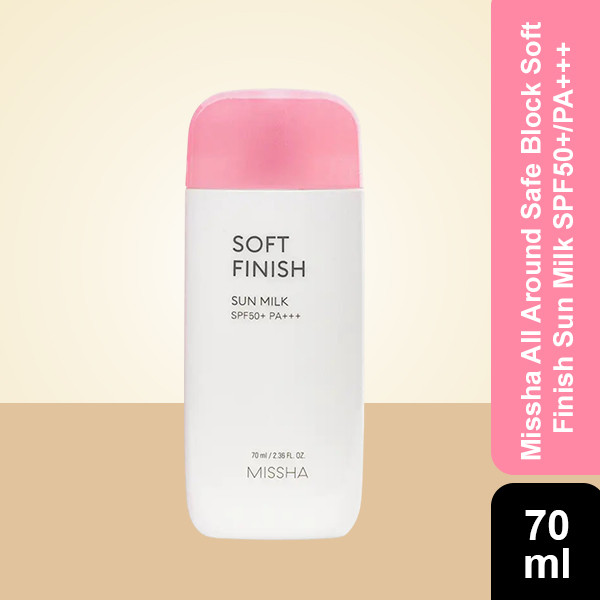 Missha All Around Safe Block Soft Finish Sun Milk SPF50+/PA+++