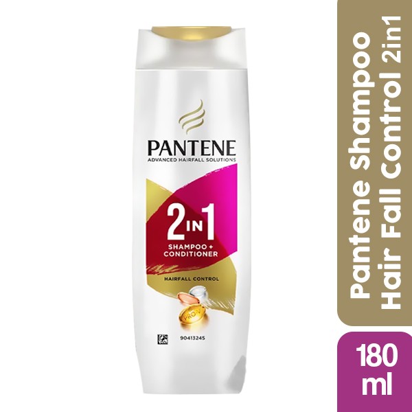 Pantene Shampoo Hair Fall Control 2 in 1 180ML