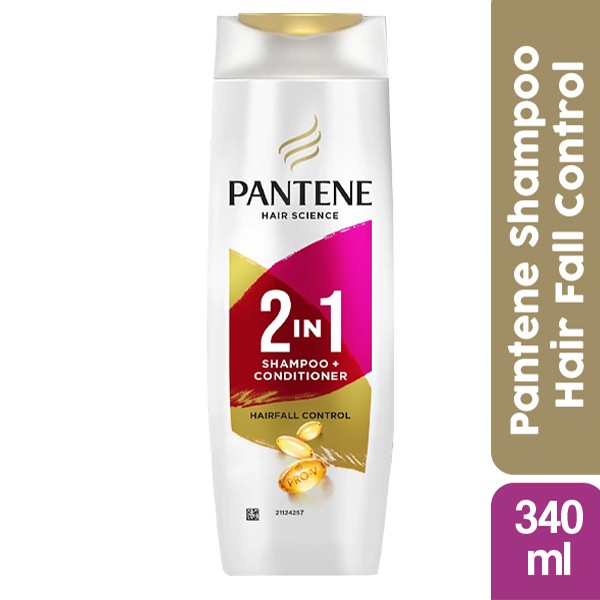 Pantene Shampoo Hair Fall Control 2in1 340ML