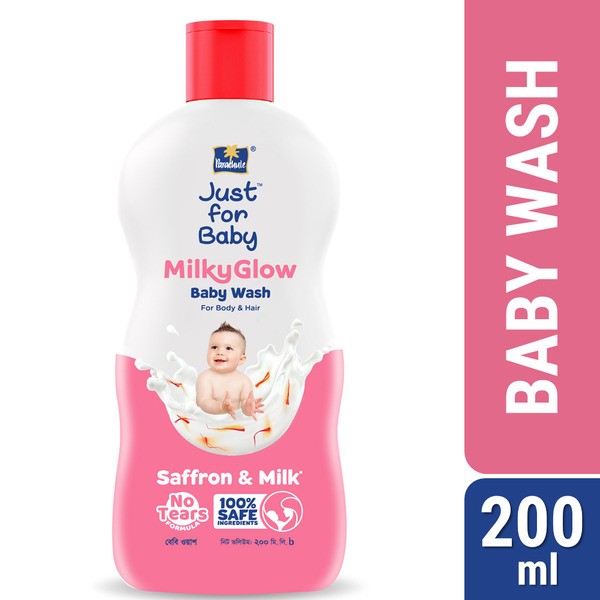 Parachute Just For Baby - Milky Glow Baby Wash 200ml
