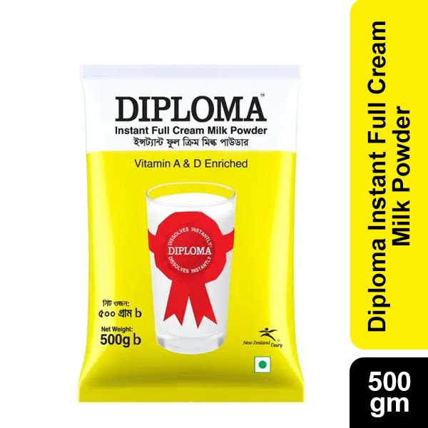 Diploma Instant Full Cream Milk Powder-500 gm