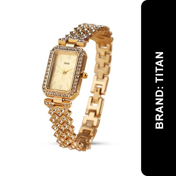Titan Ladies Watch for Women -Gold Color