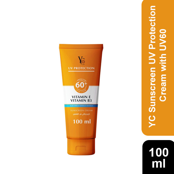 YC Sunscreen UV Protection Cream with UV60 100ml