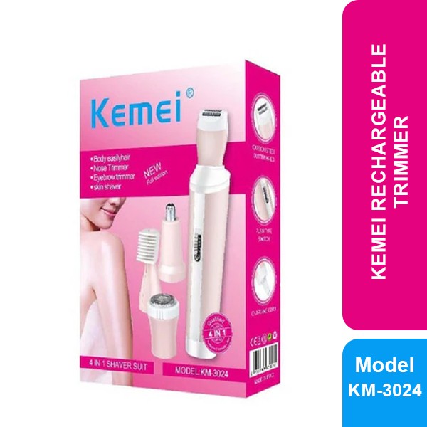 Kemei 4 in 1 Shaver Suit for Female KM - 3024
