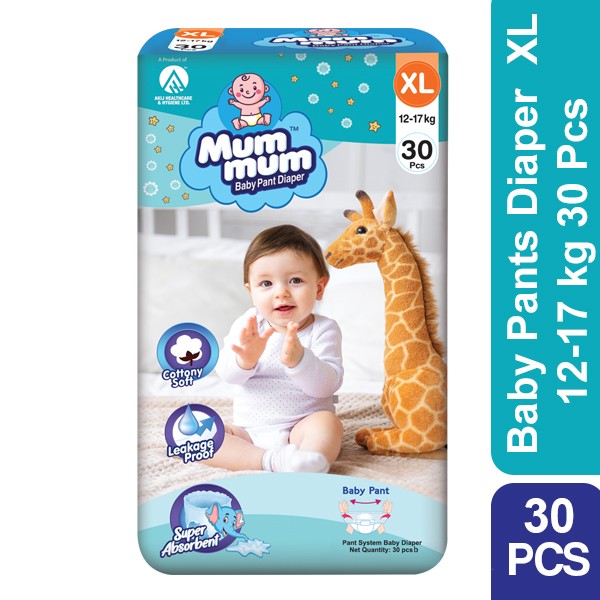 Mum Mum Baby Pants XL 12-17 kg 30 Pcs