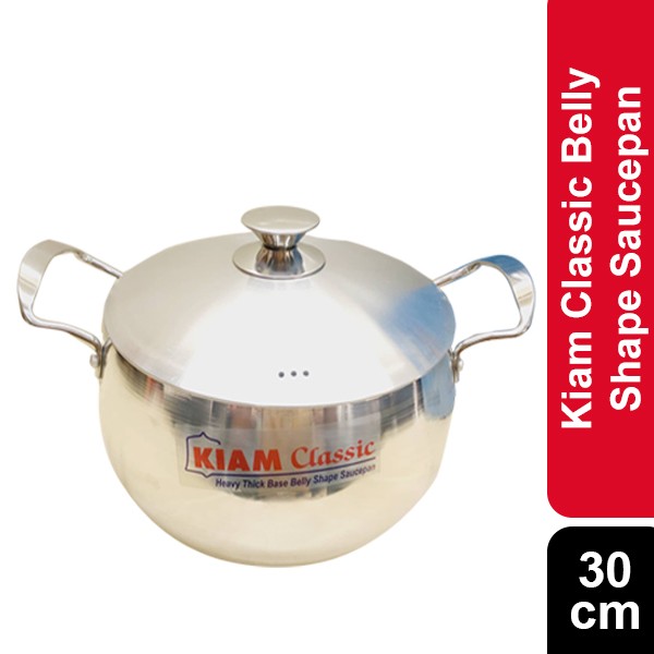 Kiam Classic Belly Shape Saucepan 30 cm
