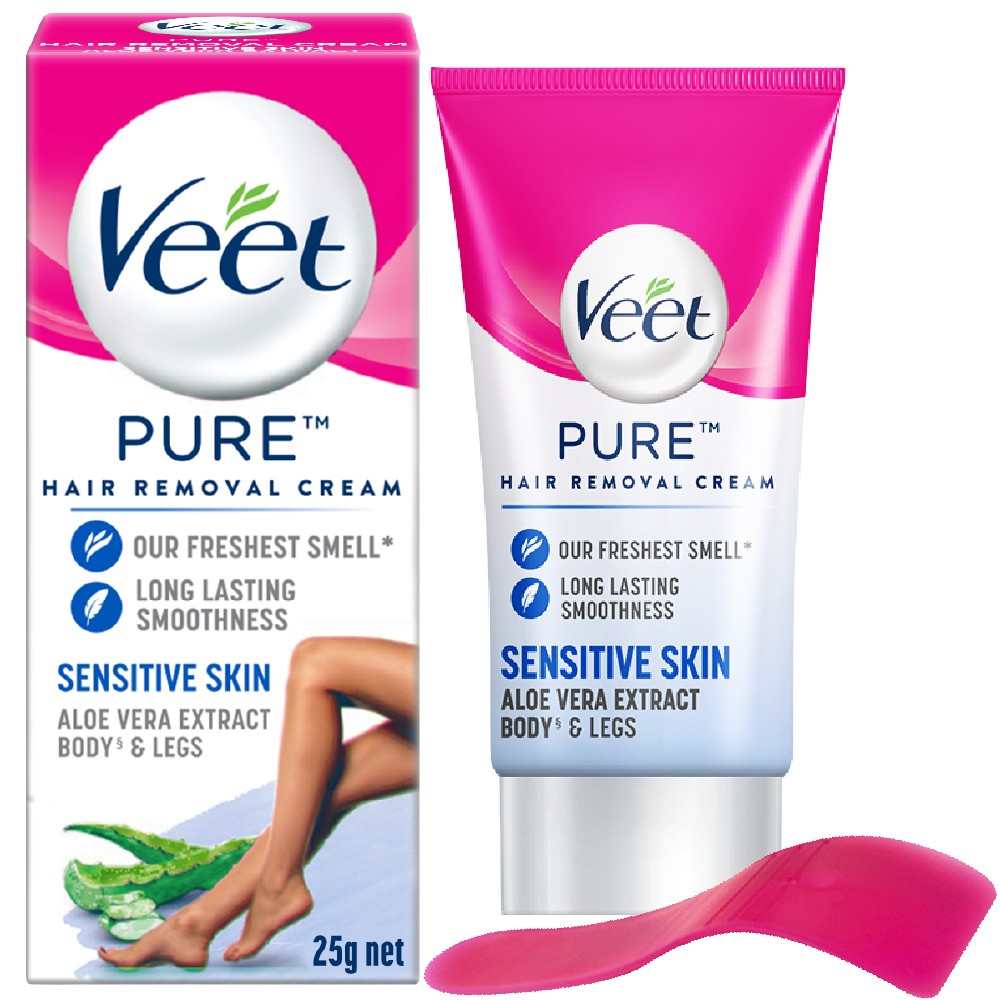 Veet Hair Removal Cream Normal Skin With Organic Aloe Vera  25 gm