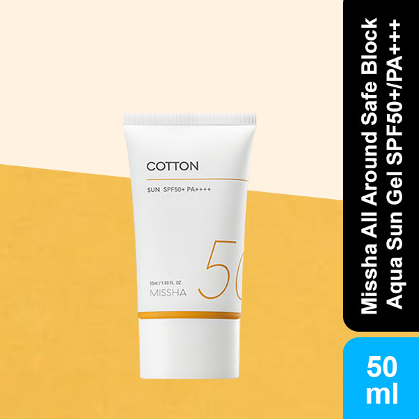 Missha All Around Safe Block Cotton Sun SPF50+/PA+++
