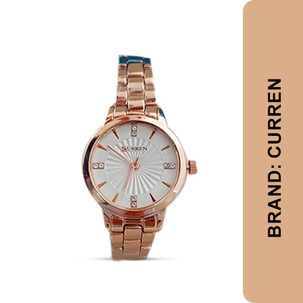 Curren Ladies Watch for Women -Gold Color