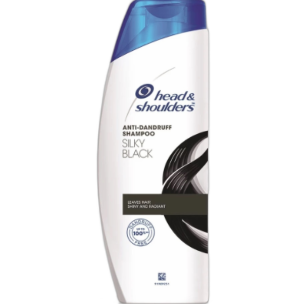 Head & Shoulder Shampoo Silky Black 340ml
