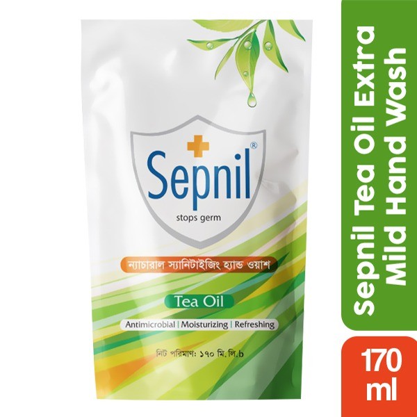 Sepnil Natural Sanitizing Handwash (refill) - Tea Oil 170 ml