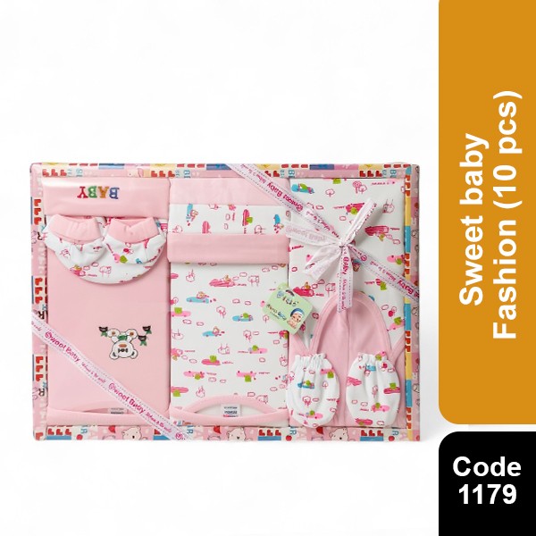 Sweet baby Fashion Clothing Gift Set 10 Pcs GM 1179