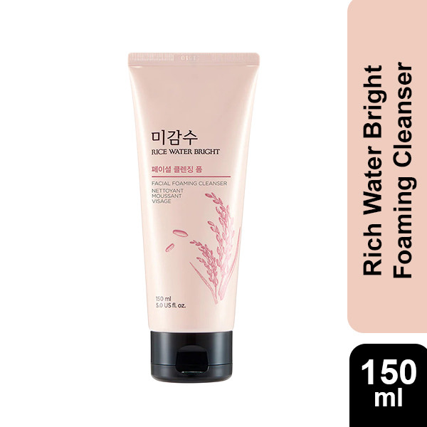 The Face Shop Rice Water Bright Facial Foaming Cleanser 150ml