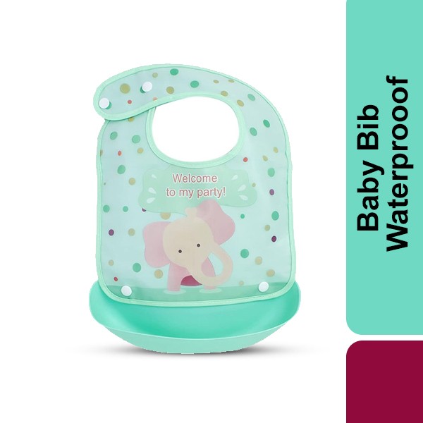 Baby Bib Waterprooof Silicone Feeding(GM 1530)